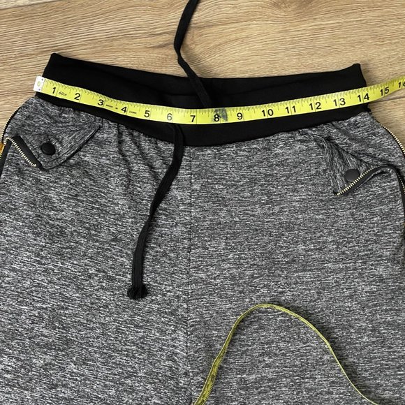Lycra for Women Size L/XL Gray, side pockets with zipper and snap, elastic waist - Picture 9 of 10